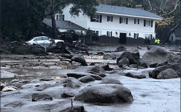 Au moins 13 morts dans des coulées de boue en Californie