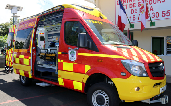 Nouveau véhicule pour les pompiers de Paea