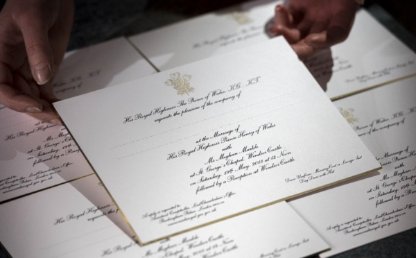 Mariage de Harry et Meghan: 600 invités conviés à la cérémonie