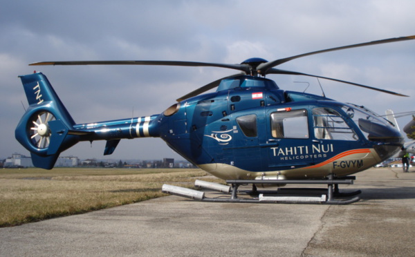 Evasans : un deuxième appareil pour Tahiti Nui Helicopters