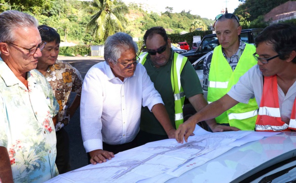 Luc Faatau fait le point sur les chantiers à Papeete