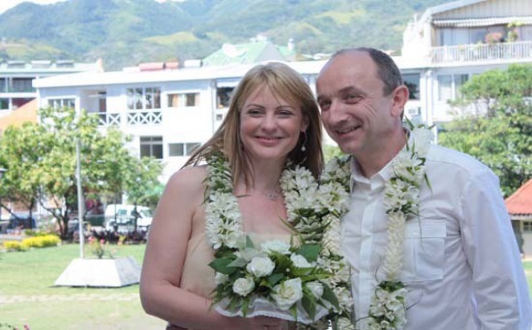 Premier mariage d'étrangers à Papeete depuis la modification de la loi