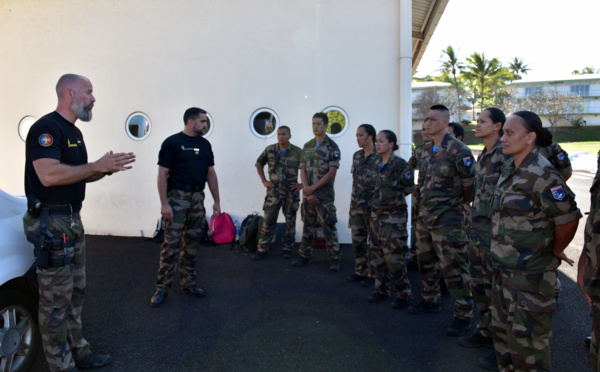 Gendarmerie : les nouveaux réservistes en formation