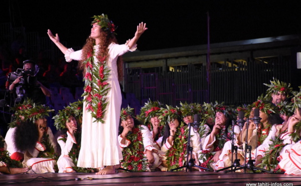 Heiva i Tahiti : la prestation de Tama nō Aimeho Nui (chant) en photos