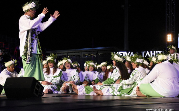 Heiva i Tahiti : la prestation de "Tamari'i Mataiea" en photos