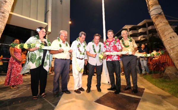 Inauguration des aménagements du front de mer de Papeete