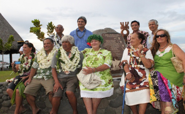 Inauguration de la plage HOKULE’A, jardin de Paofai