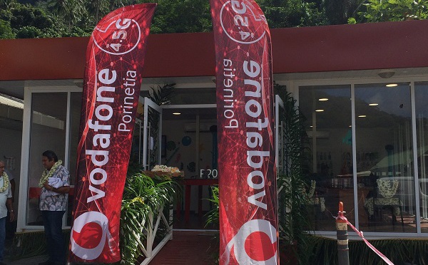 Vodafone inaugure sa nouvelle boutique à Moorea