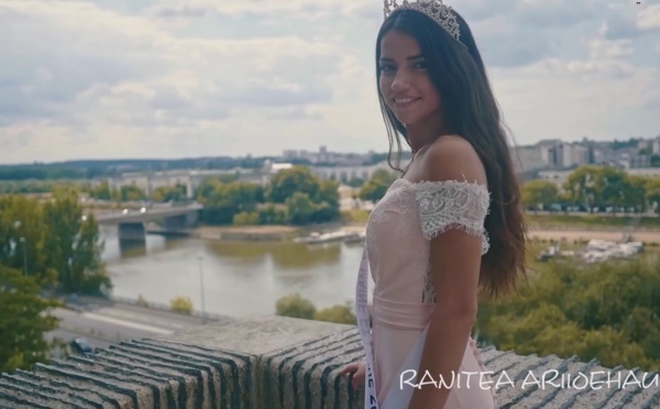 Une Tahitienne à l'élection de Miss 15/17 Pays de la Loire 2018