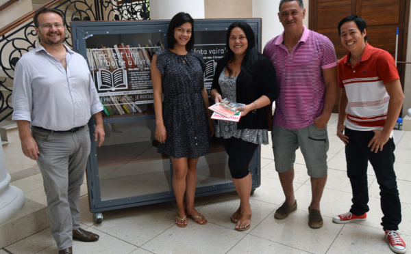 Pirae : la première bibliobox en service à la mairie