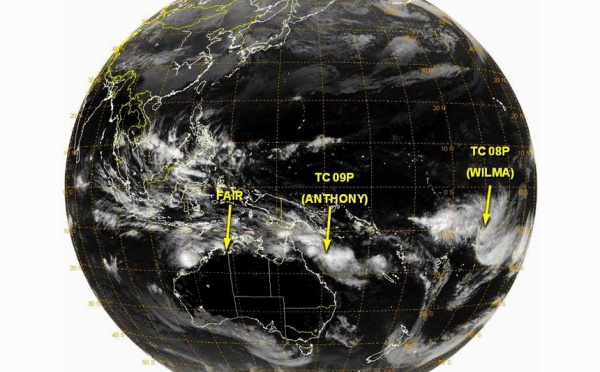 Cyclones: Anthony et Wilma, nouvelles menaces pour le Pacifique Sud-ouest