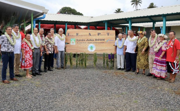 Le lycée agricole "John DOOM"  inauguré à Taravao