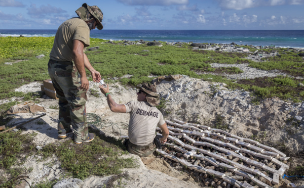 Bora Bora : un obus sera neutralisé dans le lagon
