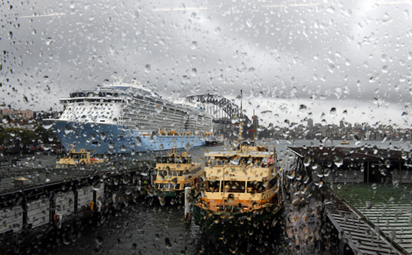 Déluge à Sydney, avec l'équivalent d'un mois de pluie en quelques heures