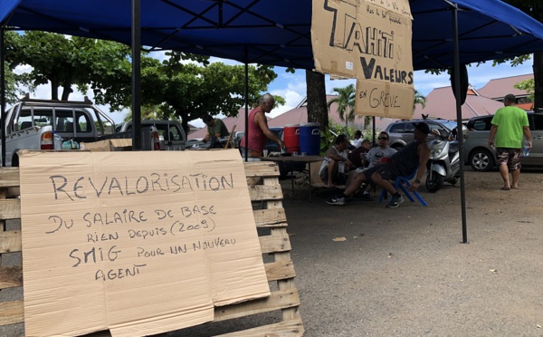 Grève à Tahiti Valeurs : "On pense durcir le mouvement"