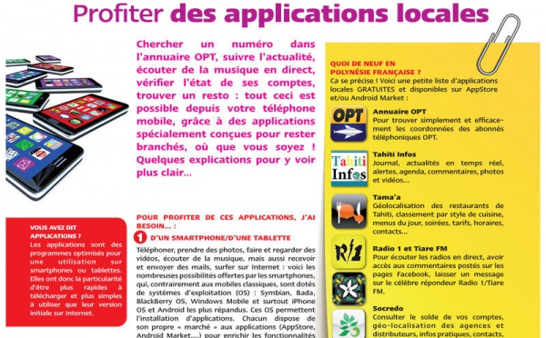 L' "appli" Tahiti Infos recommandée par TATOU, la lettre d'information de VINI
