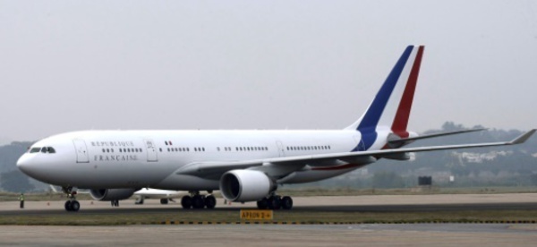 L’Airbus A330 présidentiel en escale à Papeete