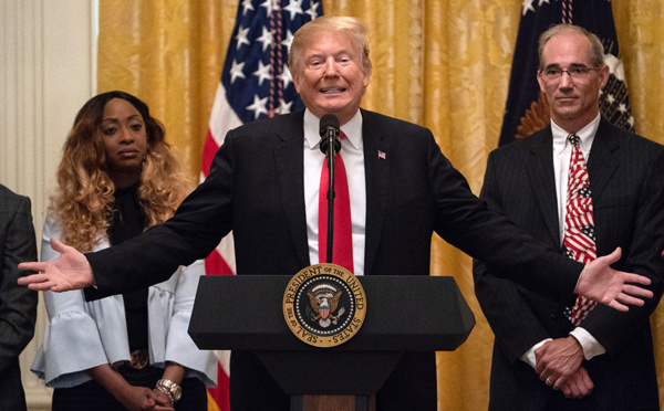 Trump en prime time face au Congrès, l'élection de 2020 à l'esprit