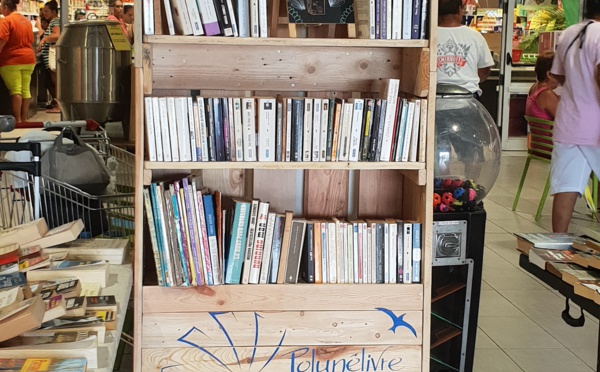 Polynélivre installe une boîte à livres à Mahina