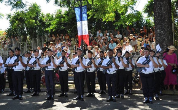 La cérémonie du 14 Juillet à Papeete