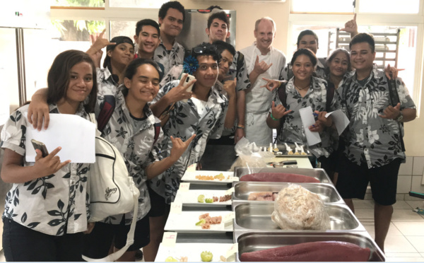 Lycée hôtelier de Punaauia : le thon au centre des intérêts