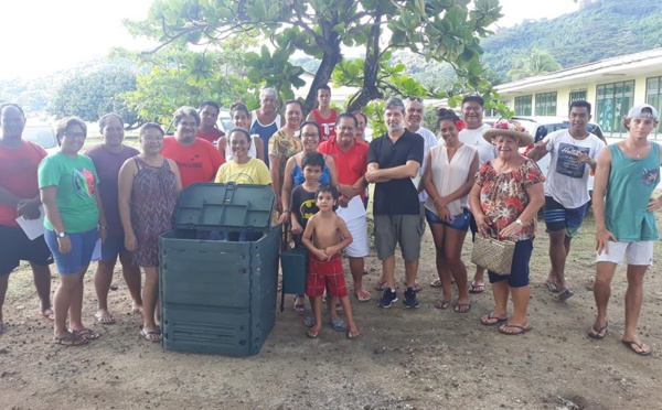 Le compostage fait des adeptes à Bora Bora