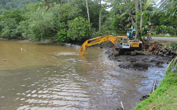 Opunohu : des travaux inquiètent les riverains