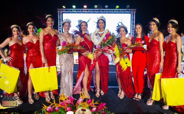 La belle Tumuria O'Connor élue Miss Marquises 