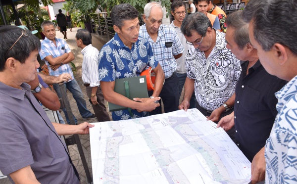 La tournée des chantiers du Grand Papeete