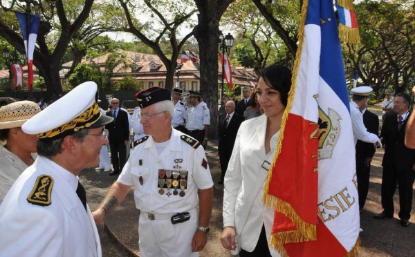 Cérémonie du 11 Novembre à Papeete