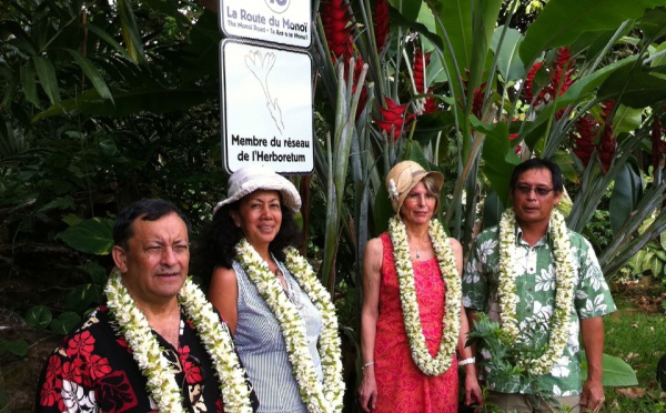 Le jardin Botanique du Motu Ovini site pilote du Réseau de l'Herboretum en Polynésie française.