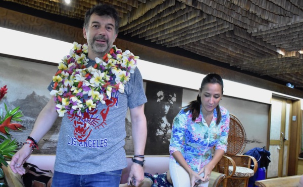 Stéphane Plaza au fenua pour animer la soirée Miss Tahiti 2019