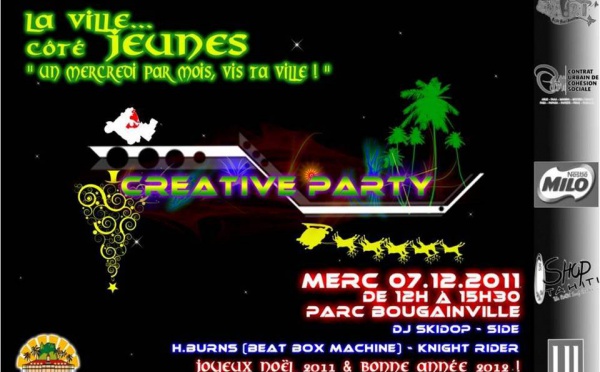 « Creative Party pour le prochain Vis Ta Ville !»  mercredi au Parc Bougainville