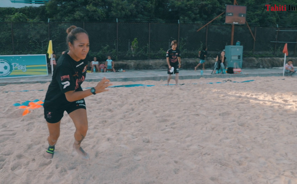 Le beach soccer made in Teva Import, par Marama Vahirua