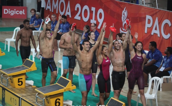 Une semaine riche en émotions pour la natation tahitienne