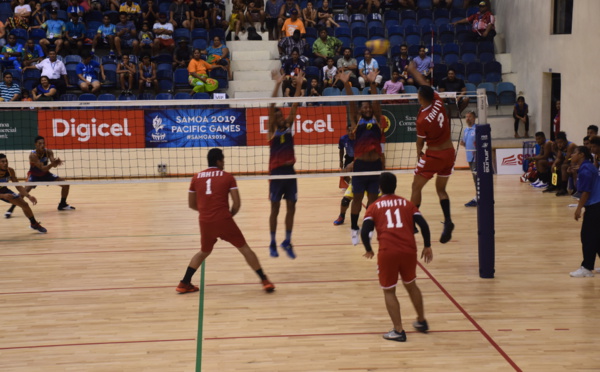 Troisième victoire pour les volleyeurs tahitiens aux Jeux