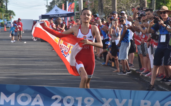 Tahiti en or sur l'aquathlon