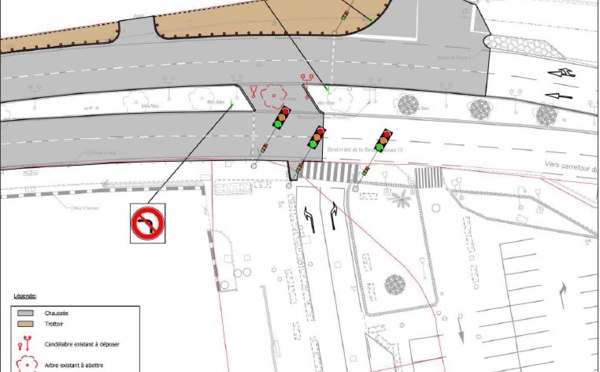 Les travaux du tourne-à-gauche débutent enfin