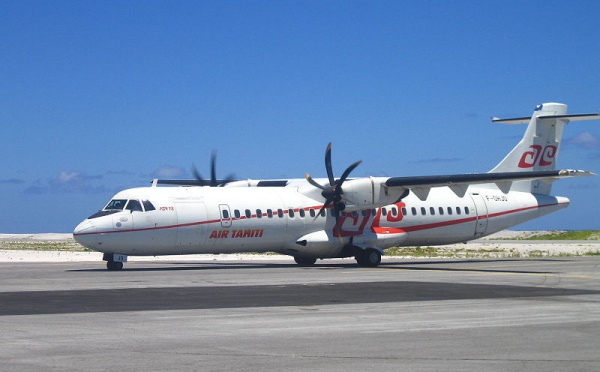 Un vol Air Tahiti en provenance de Rurutu contraint d'amorcer une descente anticipée