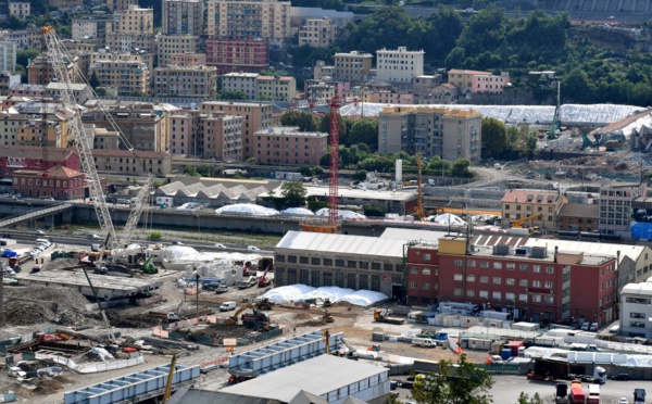 Messe et émotion, l'Italie a commémoré le drame de Gênes, un an après