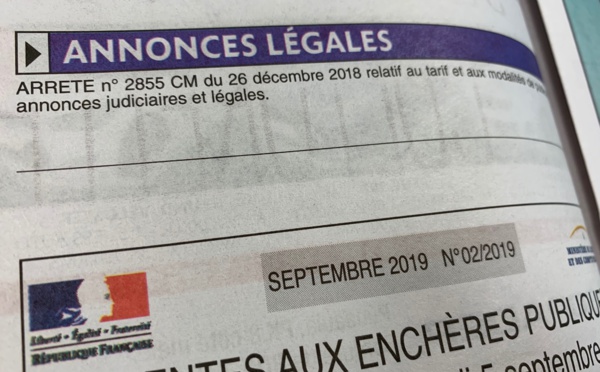 Le Pays veut autoriser les annonces légales pour la presse en ligne