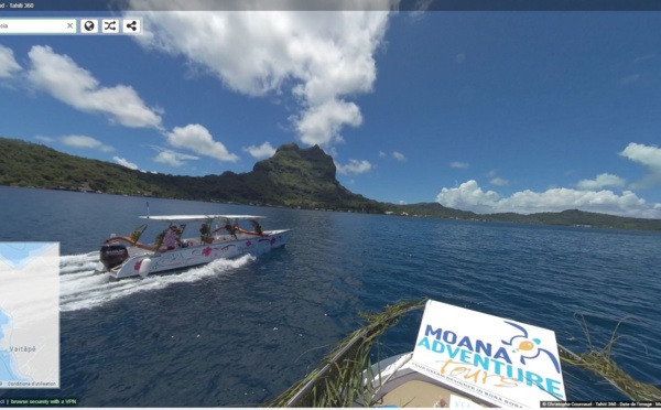 Moorea et les Raromata’i sur Google Street View