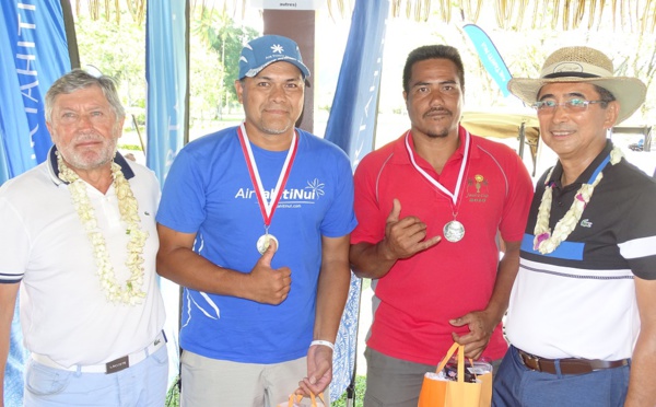 La paire Taraufau-Brother remporte le scramble de l'open de golf de Fei pi