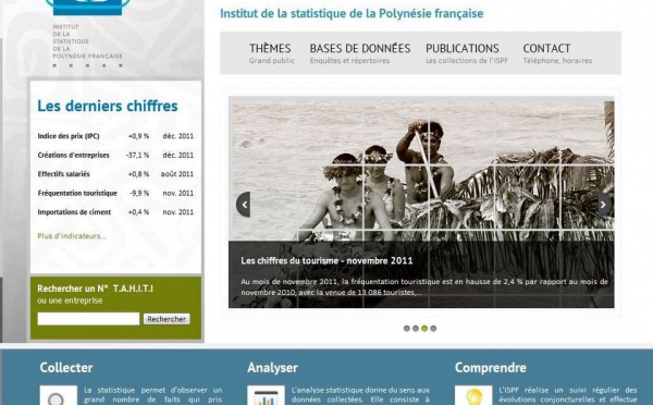 Lancement du nouveau site Internet de l’ISPF : www.ispf.pf