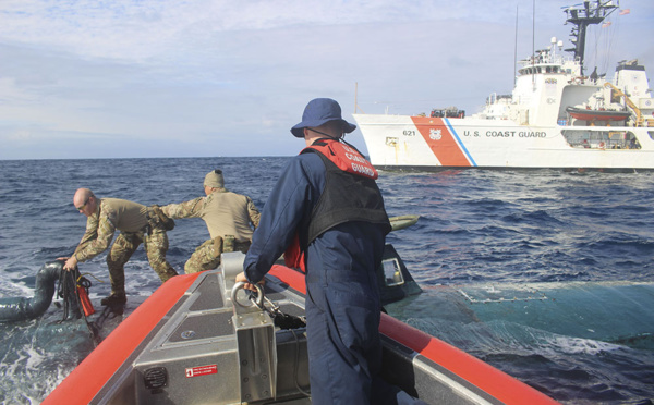 Cinq tonnes de cocaïne saisis à bord d'un sous-marin