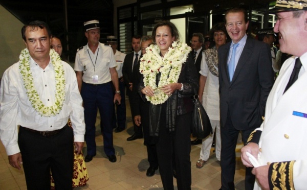 Marie-Luce Penchard arrive à Tahiti : « heureuse d’être là !»