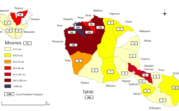 Déjà 1058 victimes de la dengue 2 en Polynésie