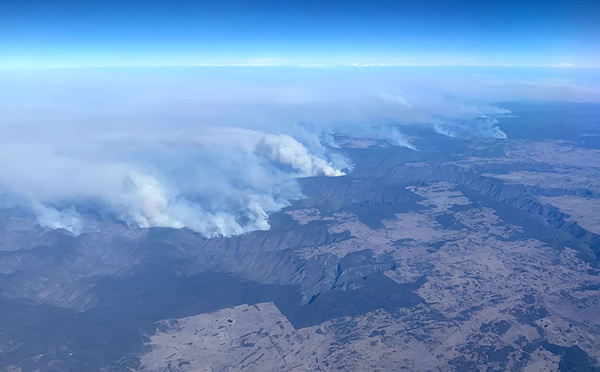 La Nouvelle-Calédonie embrumée par des fumées des incendies en Australie