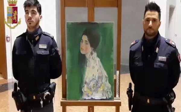 Italie: un tableau volé sans doute peint par Klimt retrouvé par hasard 20 ans après