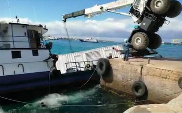 La faune des Galapagos épargnée par la nappe de diesel